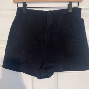 Zara Denim Black Shorts